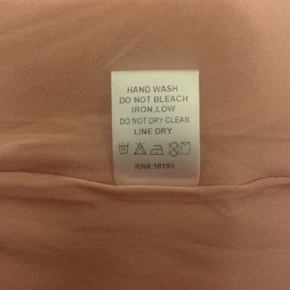 90s Daisy Print Mini Slip Dress in Peach - Picture 6 of 8